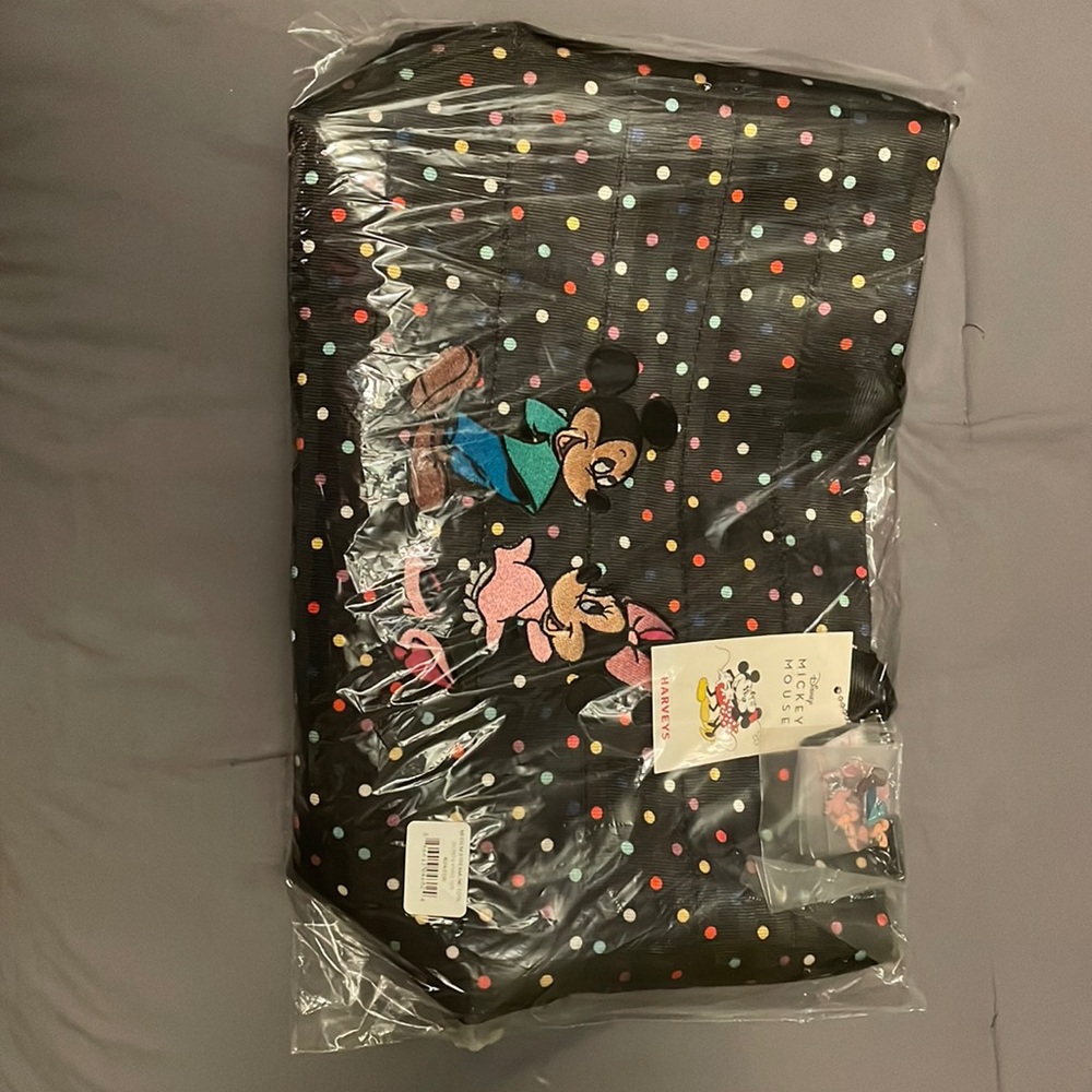 Harveys Seatbelt Mickey Minnie 1970' Med Streamline tote